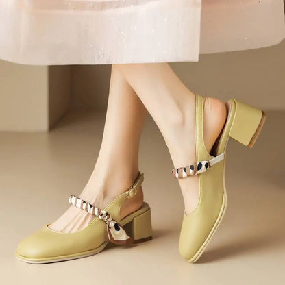 Dahlia Block Heels