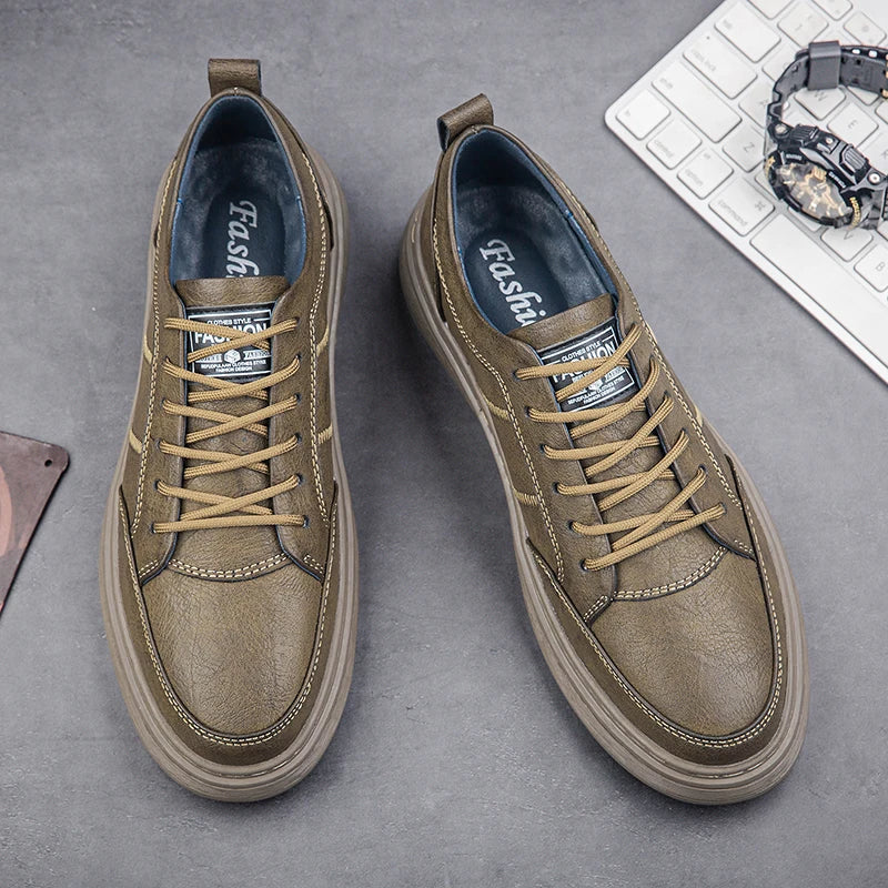 Peyton Genuine Leather Sneakers