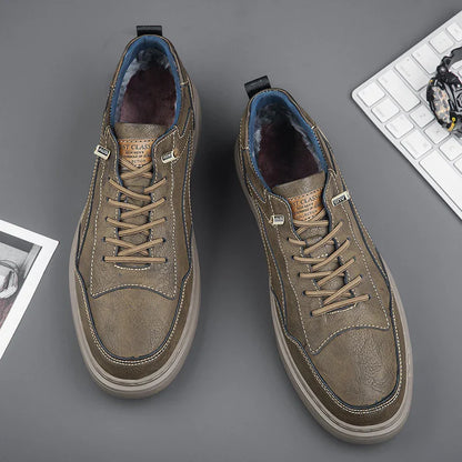 Roux Genuine Leather Sneakers