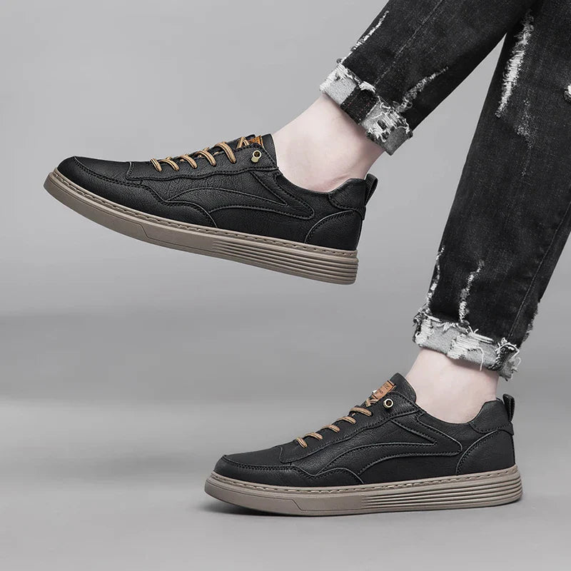 Roux Genuine Leather Sneakers