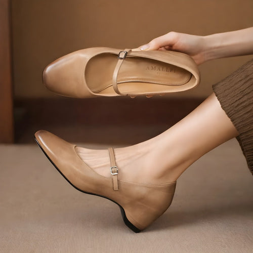 Ryla Genuine Leather Pumps